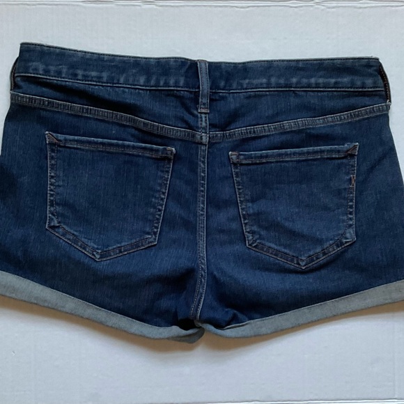 Express Relaxed Low Rise Stretch Shortie Jean Shorts - Picture 2 of 2